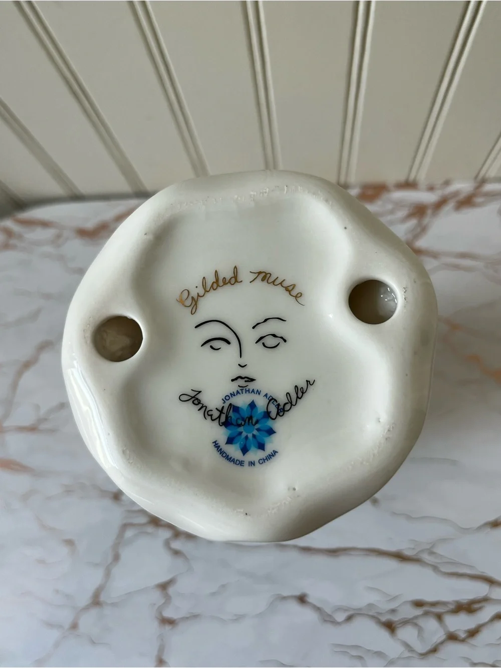 Jonathan Adler Gilded I-Scream Vase – New with Tags